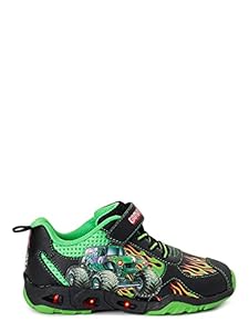 Monster Jam Grave Digger Licensed Athletic Light Up Sneakers