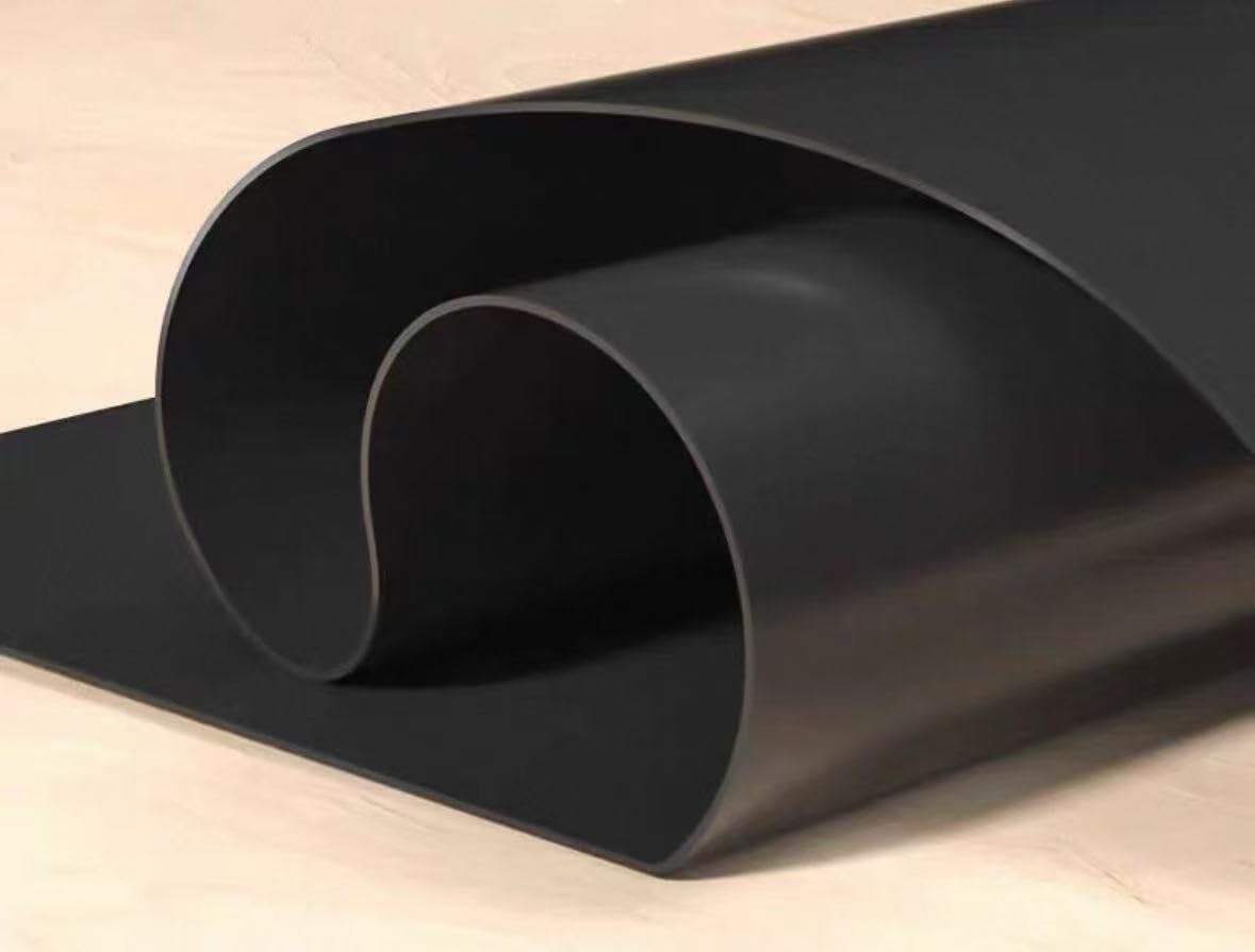 Black Silicone Rubber Sheet - 10x10 Inch, 1.5mm/2mm Thickness, Weather Resistant Gasket for Electrical Insulation,1pc(1.5mm)
