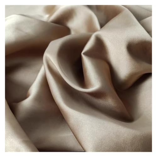 Tissu en satin de soie simulé fluide pour haute couture
