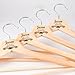 Fornixe Personalized Name Wedding Hanger, Custom Name and Date Engraved Wooden Hanger, Personalized Bridesmaid Hangers Bride Groom Hangers for Wedding-2