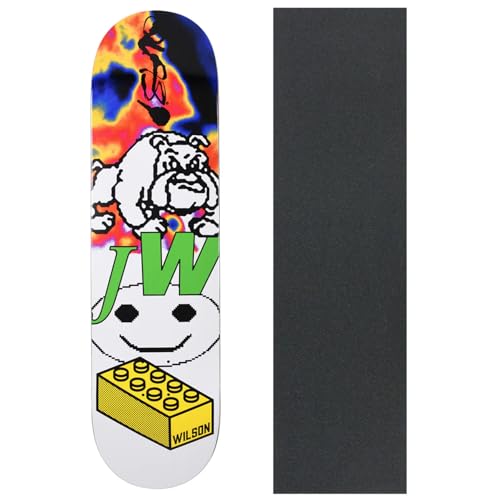 Quasi Skateboard Deck Josh Wilson Heatmiser 8.25" x 32.375" with Grip
