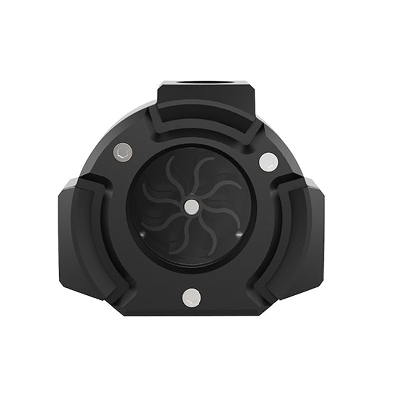Compteur de débit d'eau refroidissement liquide jauge filetage 1/4 aluminium