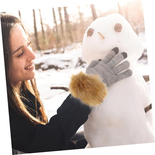 Muñequeras de invierno de piel sintética para abrigos con mangas anchas 2