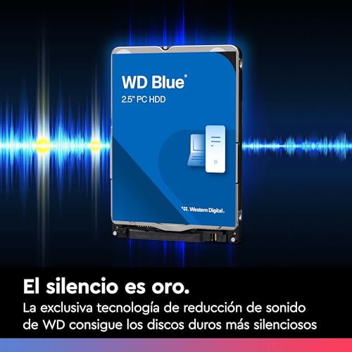 Disco duro interno WD Blue 1TB de 2,5” para portátil con 128MB de caché 4
