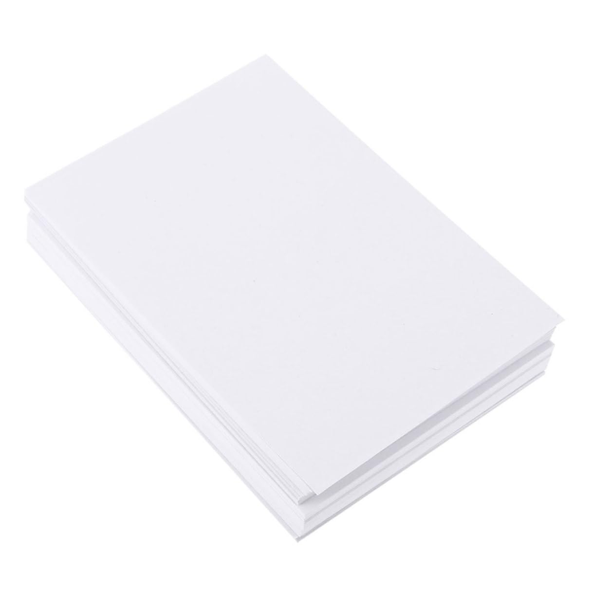 Künstler Aquarellpapier 100 Stück für Schüler und Kinder, Weißes Papier