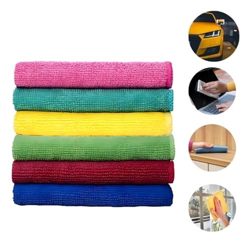 Kit 5 unidades de Panos de Microfibra Pano Automotiva limpeza Flanela Anti-risco automóvel moveis ca