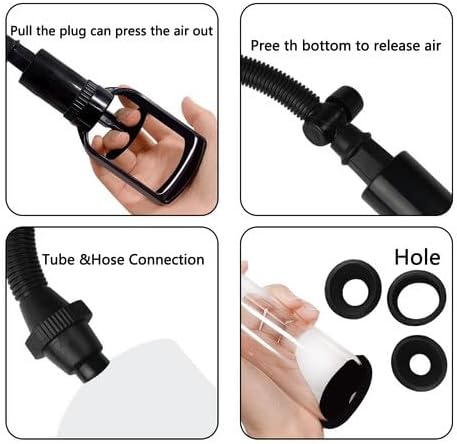 Miniatura 2 de Bomba de crecimiento más grande masculina al vacío Penisen herramienta de gran tamaño para hombres con succión fuerte Bomba de agua extendida para