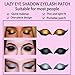 Lazy Eye Shadow Eyelash Patch, 2025 New Eyeshadow Eyelash Stickers, 3-in-1 Self-Adhesive Reusable Fast Eye Makeup Stickers with False Lashes, With False Eyelashes, Eyeshadow, Eyeliner (3pcs)