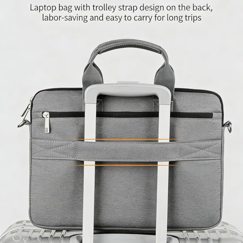 Sacoche ordinateur antichoc double couche pour portable professionnel - 7