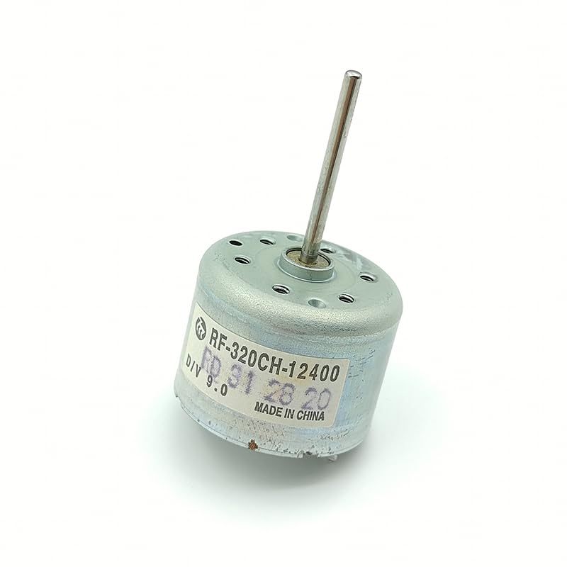 Mabuchi Mini RF-320 Motor D/V 9.0 DC 6V 9V 12V Micro 24mm Round Spindle Motor 22mm Long Shaft for DIY DC DVD Player Accessories