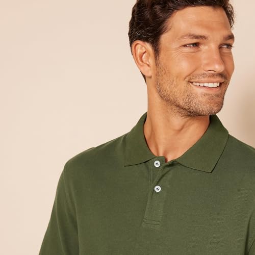 Image of Amazon Essentials Men's Slim-Fit Short-Sleeve Cotton Pique Polo Shirt