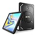 Fintie Shockproof Case for Samsung Galaxy Tab A 10.5 2018 Model SM-T590/T595/T597, [Tuatara Magic Ring] [360 Rotating] Multi-Functional Grip Stand Carry Cover w/Built-in Screen Protector, Black