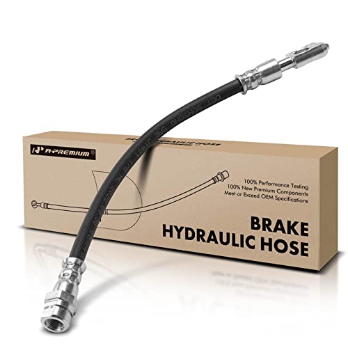 A-Premium Rear Brake Hydraulic Hose Compatible with Audi and Volkswagen Models - Q3, Q3 Quattro, CC, Golf, Golf Alltrack/SportWagen, Golf R, For Tiguan, For Tiguan Limited - Replace# 5Q0611775L by A-Premium - Used condition - US$16.86