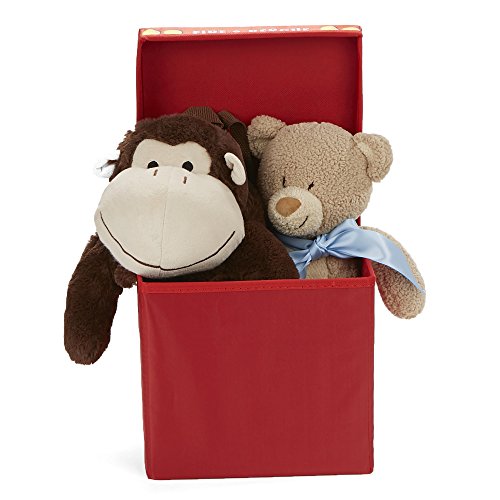 Mind Reader Firechair-Red Children's Favorite Cartoon Storage Stool/Chair Fire Fighter Vehicle, Red #TOP3