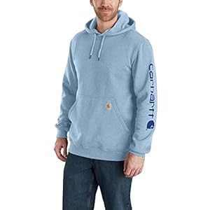 Carhartt Men’s Loose Fit Midweight Logo Sleeve Graphic Sweatshirt Closeout