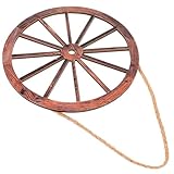 Décoration murale roue dentée : son design rustique et vintage évoque une roue de chariot et offre un bel effet décoratif. roue en bois