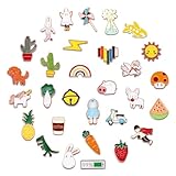 GTOTd Mixed Cute Funny Backpack Enamel Pins Bulk Pins（30 Pcs）Cartoon Lapel Badge Holders Brooch Pins Gifts Merch Party Decoration for Clothes Bags Jacket Hats Decor Random
