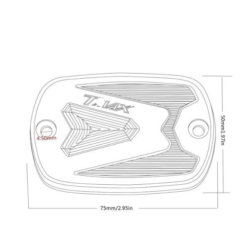 Bouchon liquide de frein T-Max finition premium pour réservoir moto 2004-2011 - 7