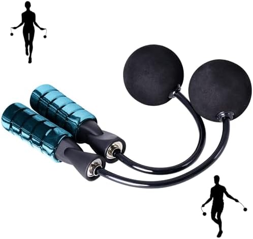 Weighted Jump Rope for Fitness Adjustable Ropeless Bod Rope High Speed Skipping Rope for Workout Weight Loss Cordless Jumping Rope for Men Women Kids