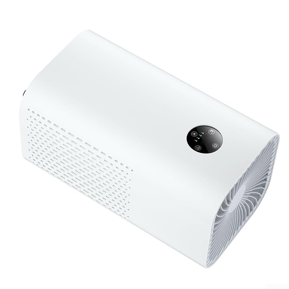 Purificatore d'aria per animali domestici, sistema di filtrazione a 4 stadi con pre-filtro lavabile per la casa, funzionamento silenzioso per rimuovere peli e odori