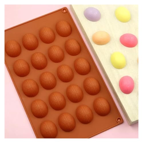 Moule silicone gâteau chocolat en forme de noix 20 trous cuisson pudding - 3