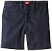 Dickies Big Girls' Flex Waist Classic Short, Dark Navy, 12 Regular
