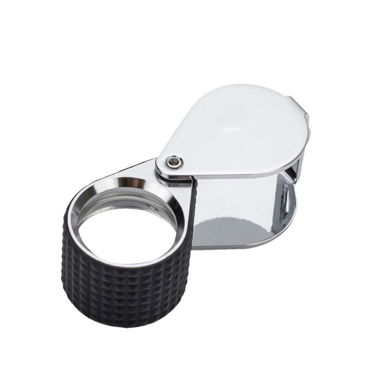 KONTONTY 10x-60x Metal Case Led Jewelry Magnifier Loupe Magnifying Glass for Jewelry Inspection Photo Loupe Diamond Testing Science Lab