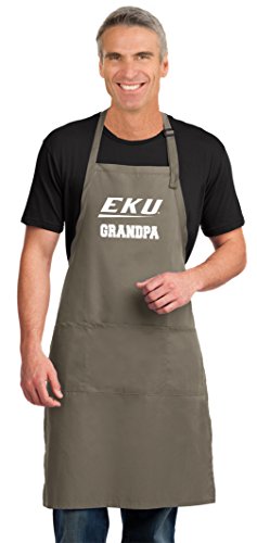Broad Bay Eastern Kentucky Grandfather Apron LARGE Mens Grandfather EKU Grandpa Logo Gift Idea