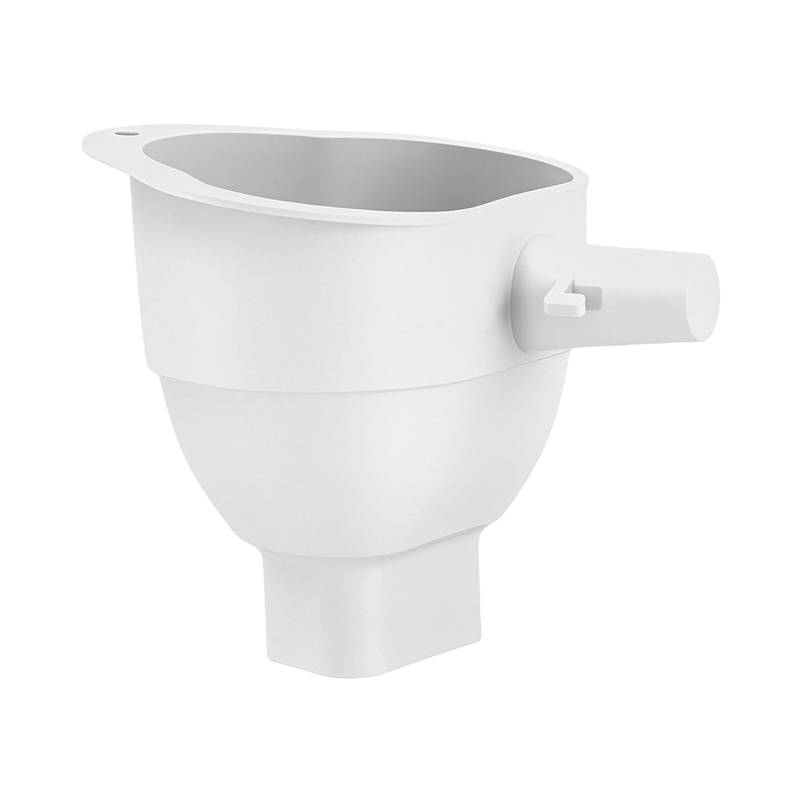 Whoasyst Flexible Silicone Flour Funnel for Baking with Pouring Spout Easy to Clean Kitchen Tool Stand Mixer Accessories Baking Channel Stirrer