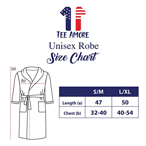 Teeamore Personalized Embroidered Robes Custom Monogrammed Plush Microfleece Bathrobes #TOP5