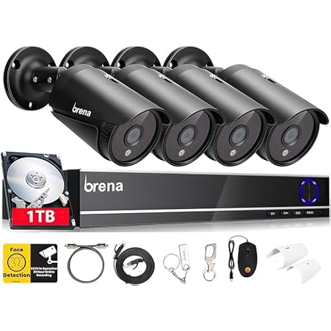 Brena 8 Channel 5MP CCTV Security System Cover