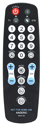 Anderic Universal TV Remote Control - Bulk Pricing Available - 1-Device - TV