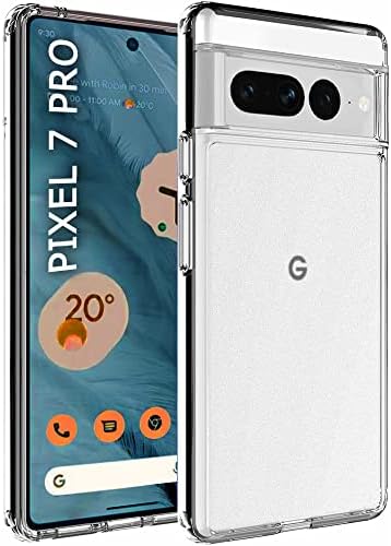 TheGiftKart Ultra-Hybrid Crystal Clear Back Case Cover for Google Pixel 7 Pro | Shockproof Design | Hard Back Cover Case for Google Pixel 7 Pro (PC & TPU, Transparent)