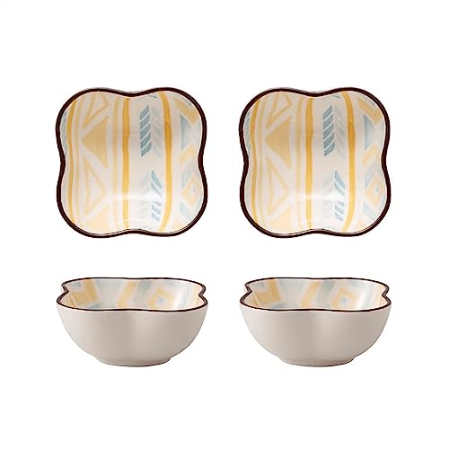 CFY652 Cuencos Aperitivos Bonitos Cuencos de Postre, Plato de Salsa de Soja, Cuencos de inmersión, Mini Cuencos pequeños for guarniciones, Yogur de Postre y preparación de Cocina de Salsa. Cuencos(B)