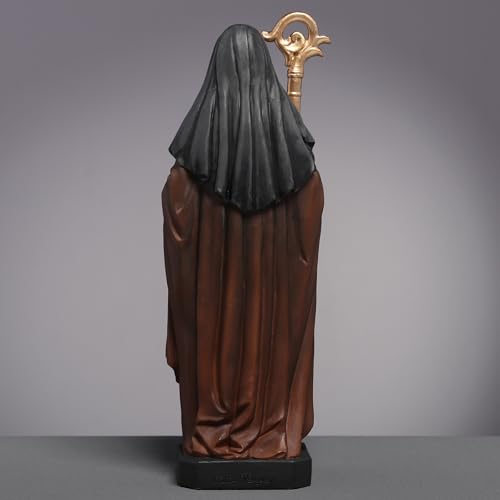 Figura Decorativa Virgen Santa Brigid 16.5 cm Resina miniatura 4