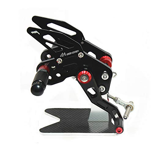Rearsets Rear Sets Footpegs Cnc Adjustable Compatible With Kawasaki Z125 2016 2017 2018 2019 #TOP11