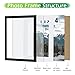 FrameWorks 2-Pack, 8x10 Matted to 5x7 Picture Frame, Black – Classic Wooden Photo Frame with Tempered Glass, Modern Matte Finish for Prints, Posters, Certificates & Wall Decor – Gallery-Ready