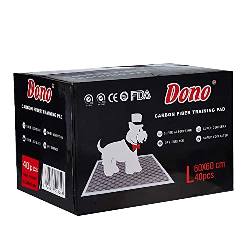 emily pets DONO Carbon Training Pads for Dogs, Non-Slip Puppy Pads, Pets Comfortable & Secure (Large)