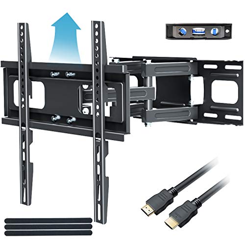 Full Motion TV Mount with Height Setting FOZIMOA TV Wall Mount for Most