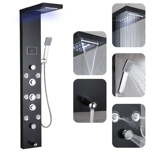 RUITHOE Rainfall Shower Tower System