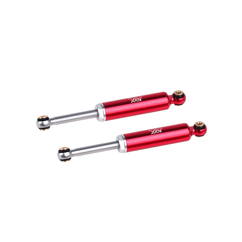 Levigo Ammortizzatori posteriori anteriori in metallo RC compatibile con Axial 1/24 AX24 XC-1, parti di aggiornamento RC ammortizzatore ad alta precisione