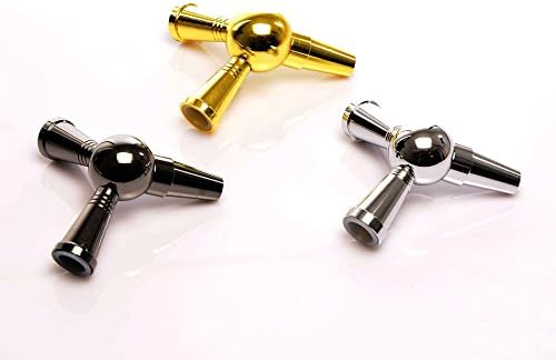 Miniatura 3 de Adaptador de manguera para cachimba, divisor de 1 a 2 conectores Shisha Joint Auto-Seal Accesorios para fumar (negro)