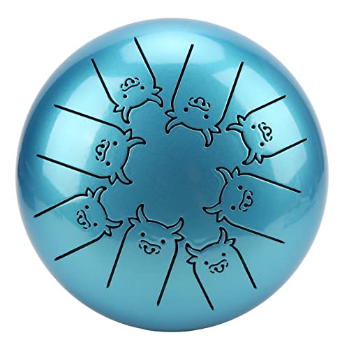 Tambor de Lengüeta de Acero 8 Notas 5.5in Azul con Bolsa miniatura 4