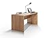 Produktbild moebel-eins Camillo Schreibtisch 160 cm breit, Material Dekorspanplatte, Eiche sonomafarbig