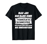 Verrückte Schwester Spruch Geschenke Für Männer