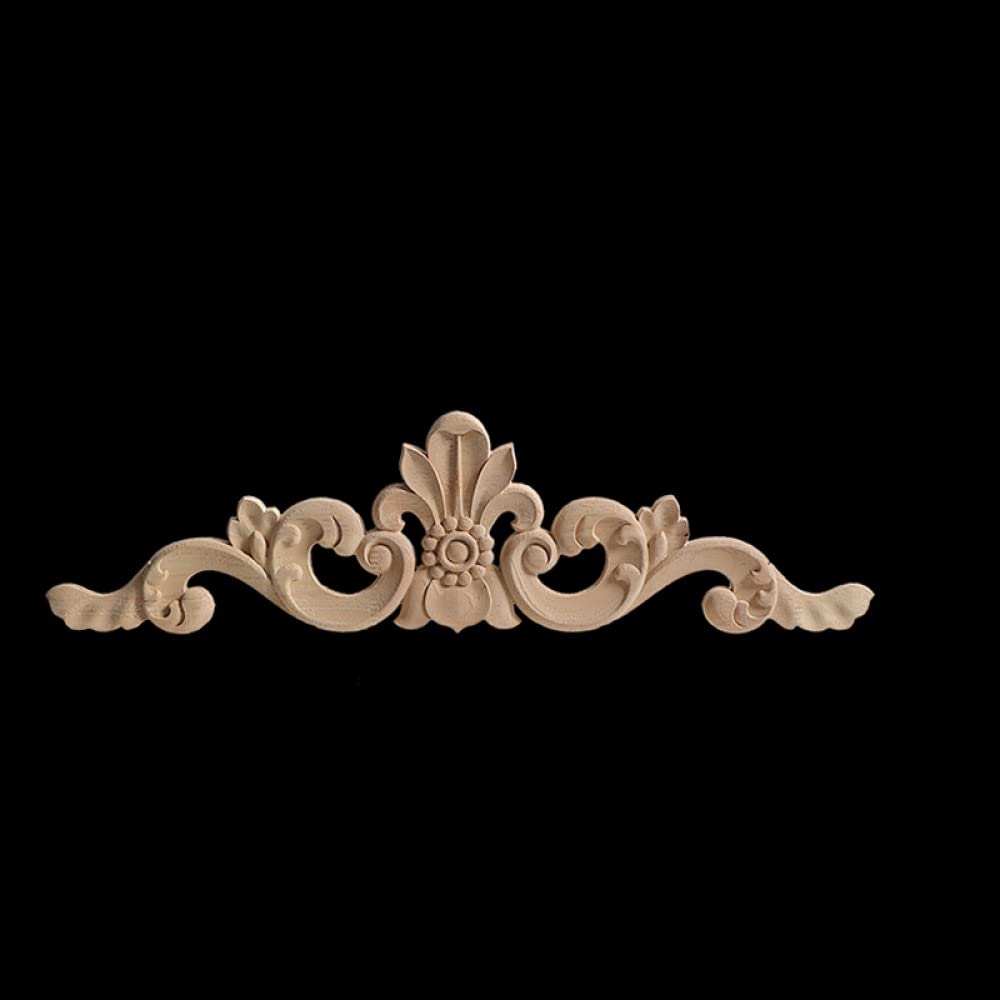Moulure bois sculpté CH16 ornement architectural haut de gamme pour boiserie et cadre de porte