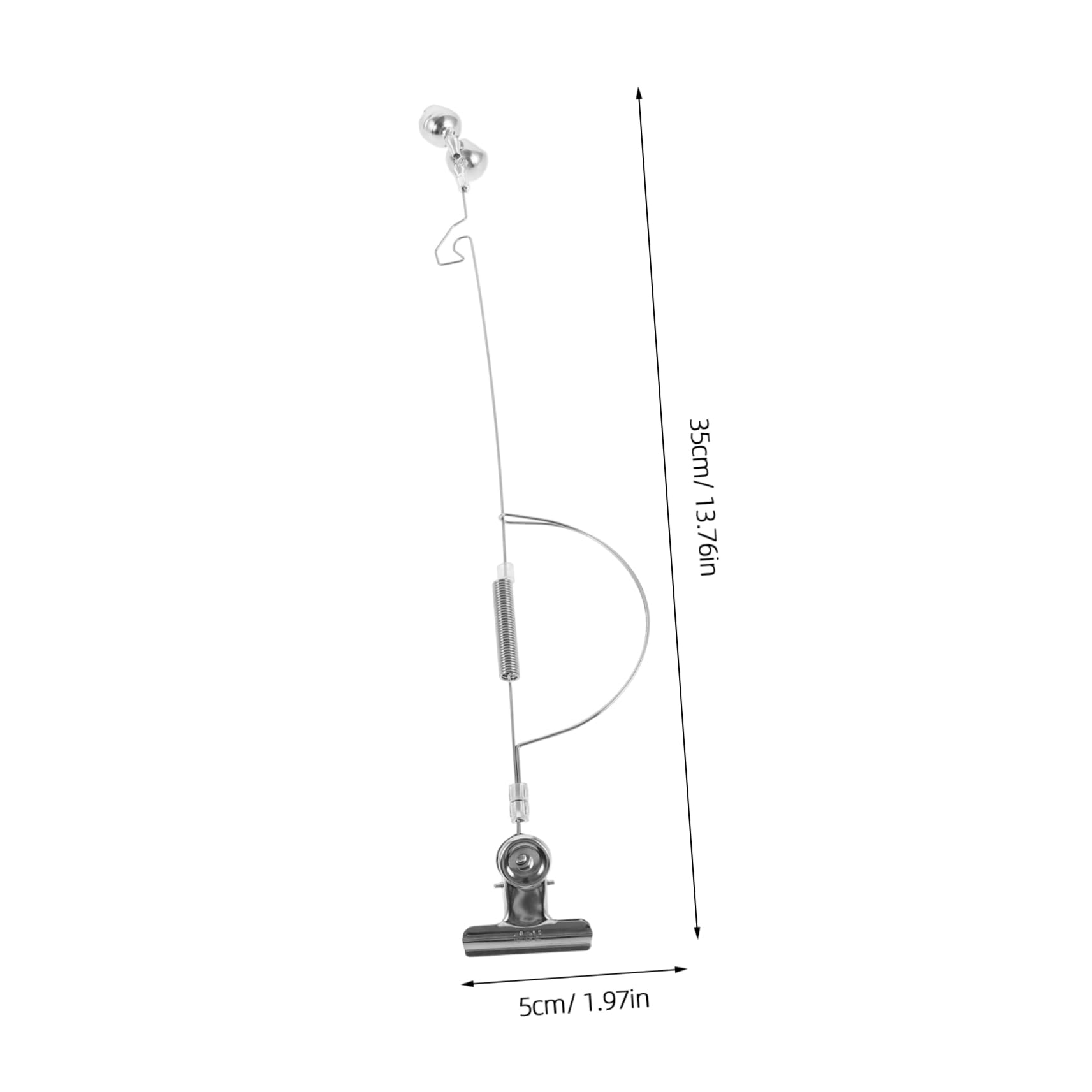 SUPVOX Fishing Rod Bite Alarm Loud Bell for Fishing Gear Stainless Steel Alert for Fish Bites