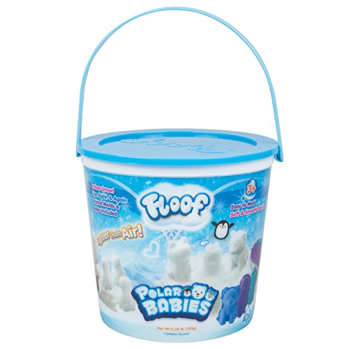 Play Visions 4602 Floof Modeling Clay - Reuseable Indoor Snow - Endless Creations with 3 Polar Baby Molds and Pawprint Roller - Thumbnail 3