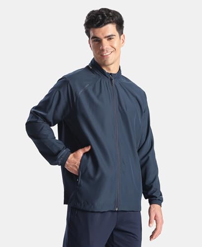 Image of Jockey MV40 Men Microfiber Water Resistant Convertible Active Wear Hoodie Jacket