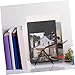 Veemoon Versatile Books Storage Rack File Organizers and Storage Desktop Book Rack Metal Iron Art
